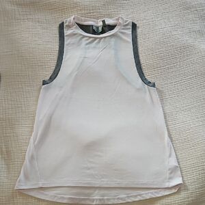 Athleta Pink and Gray Tank Top